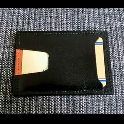 【ホースレザー】パスケース　定期入れ　カードケース　ヌメ革　本革　レザー　革　IC 5枚目の画像