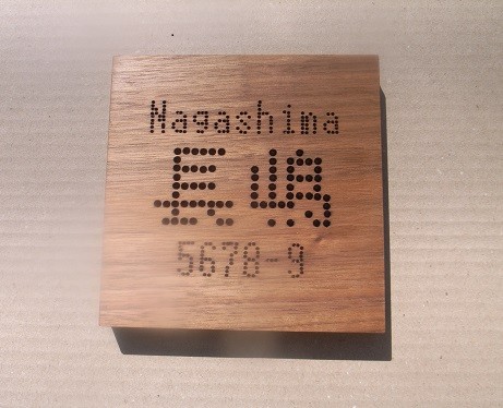 ドットの表札　１２ｃｍ