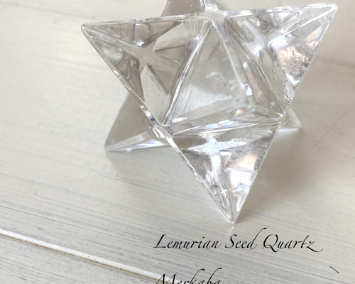 レア マカバマスター 5A レムリアンシードクォーツ 透明度抜群 / 家の