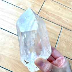 激レア　オリジナル　レムリアンシードクォーツ ポイント　家のお守り 水晶 ポイント　天然石 2枚目の画像