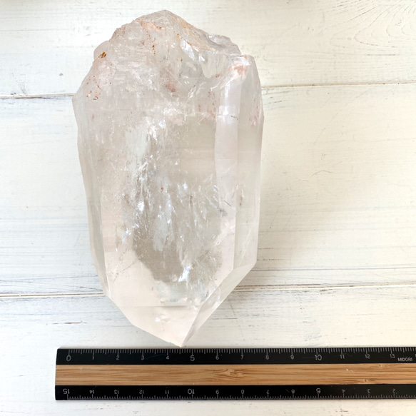 激レア　オリジナル　レムリアンシードクォーツ ポイント　家のお守り 水晶 ポイント　天然石 7枚目の画像
