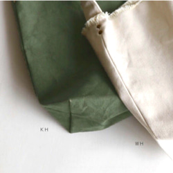cotton カットオフ ワンショルダーバッグ / バッグ 肩がけ キャンバス 通学バッグ レディースバッグ 2枚目の画像