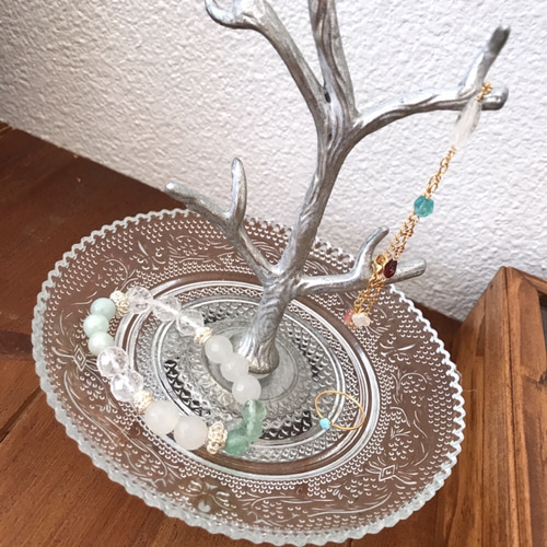 アクセサリー スタンド グラス ツリー オブジェ / ディスプレイ