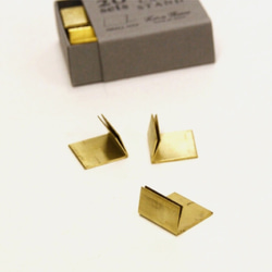 brass カード スタンド / 20個入 ディスプレイ カード立て プライスカード 什器 店舗資材 1枚目の画像