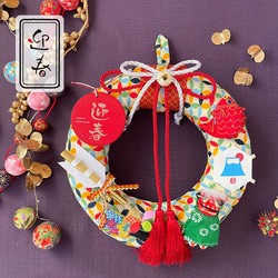 しめ縄リース❁︎2024❁︎ 11月販売予定】DARUMA / 福よ来い！2024 しめ縄リース ！※一週間