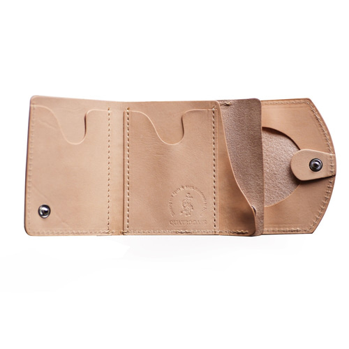 小さいふ。ペケーニョ 栃木レザー素-su-シリーズ「アマビエ」素上げ  