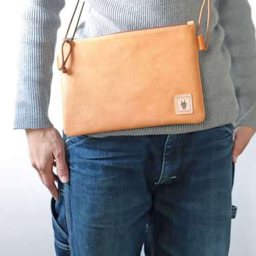 小さいかばん】栃木レザー「オイルヌメ ナチュラル」本革 日本製