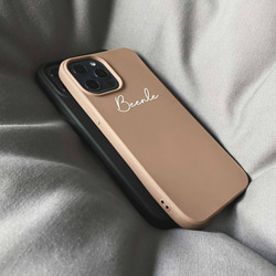 【文字入れ】iphone12全対応　スマホケース   5カラー　送料無料　シンプル　mini pro promax 5枚目の画像