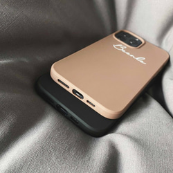 【文字入れ】iphone12全対応　スマホケース   5カラー　送料無料　シンプル　mini pro promax 6枚目の画像