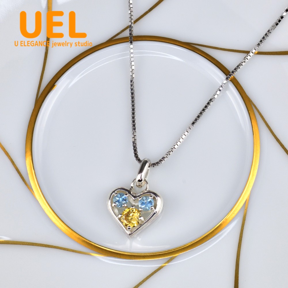 クリソベリル　アクアマリン　ペンダントトップ　SILVER925