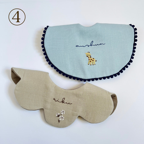 ❁︎3Ｍ◡̈⃝ 様 専用❁︎ お名前刺繍スタイ ６枚 セーラースタイ⚓お名前 刺繍 | baby's breath