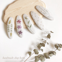 チェリー刺繍パッチンピン（4㎝） 雑貨・その他 handmade shop herm 