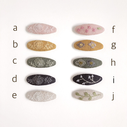 ◉オリジナル刺繍 パッチンピン◉（4㎝） 雑貨・その他 handmade shop 