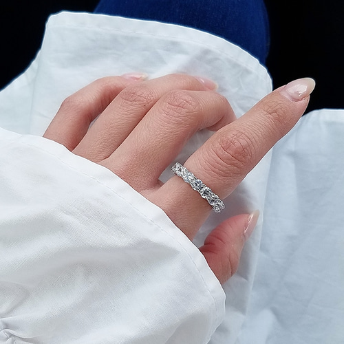 エタニティリング 大きいサイズも♡】4㎜エタニティリング【7号～20号まで幅広い