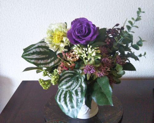 秋の仏花 アートフラワー mitsuko.az 通販 10259069｜Creema