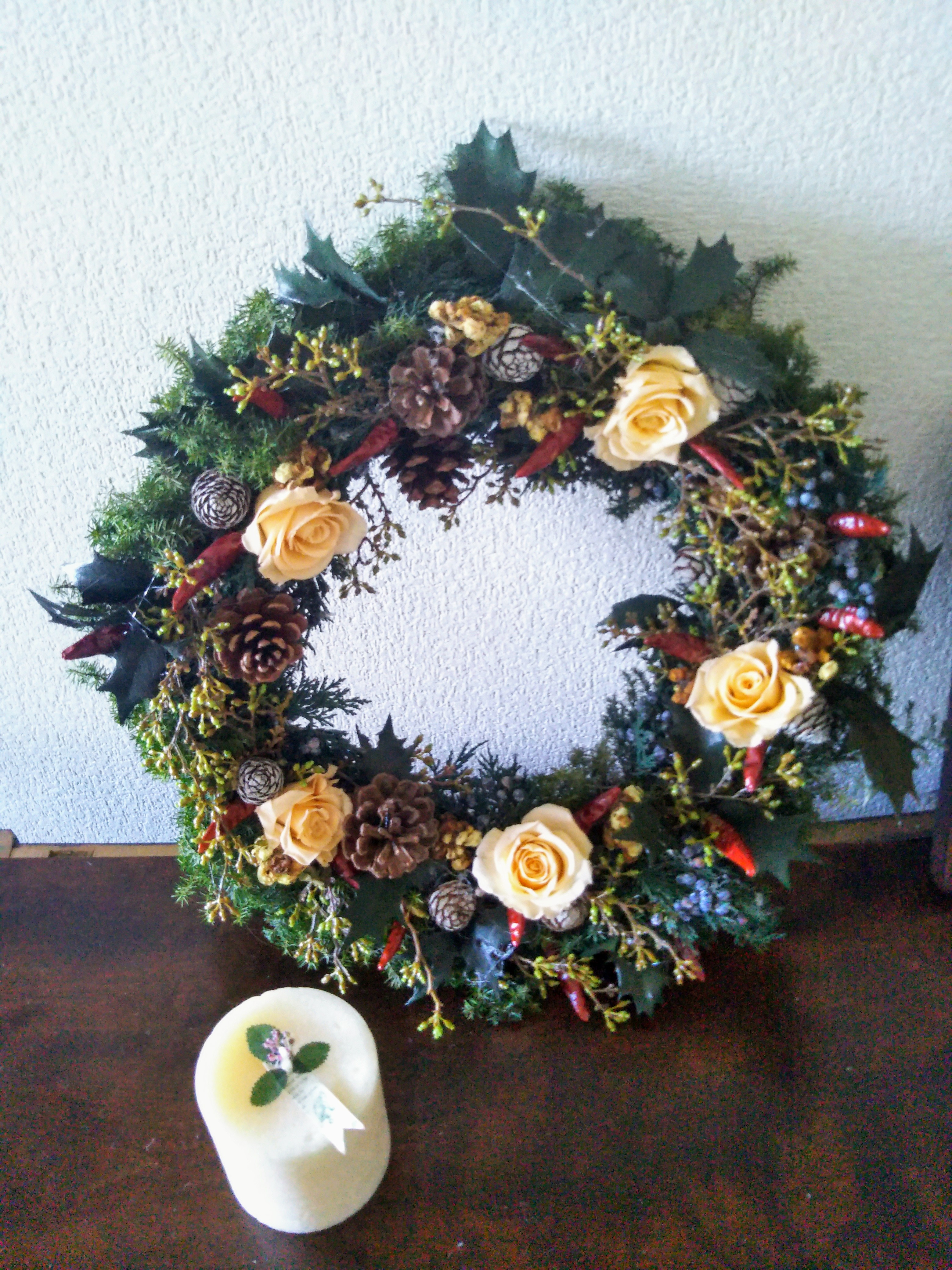 懐かしのクリスマスリース、