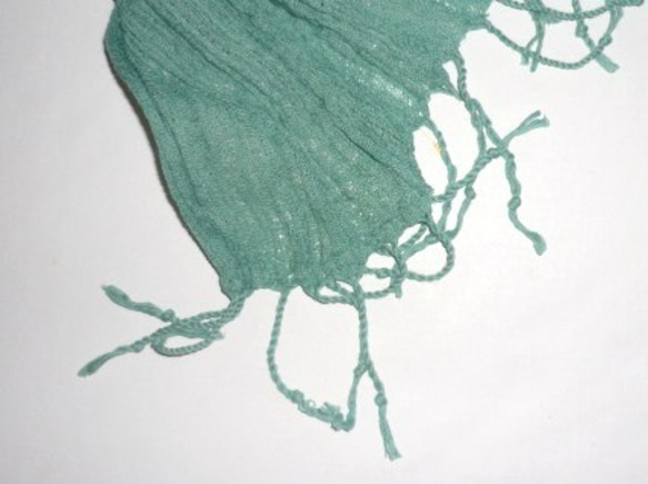 ふんわり綿のストール 2枚目の画像
