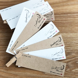 送料無料【名入れ・オーダー】アクセサリー台紙44枚 デザイン ハーフ