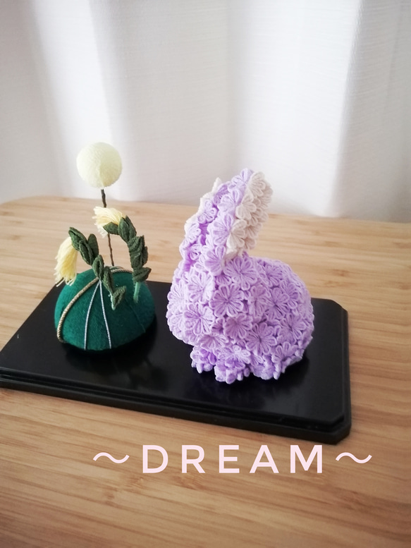 月とうさぎ 和小物 秋の飾り 中秋の名月 うさぎのオブジェ