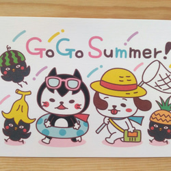 【NEW】『GoGo Summer！』ポストカード4枚セット 1枚目の画像