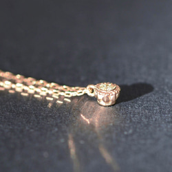 ブルートリートメントDiamond 0.03ct  Verseau -Necklace-◇K18YG/PG 2枚目の画像