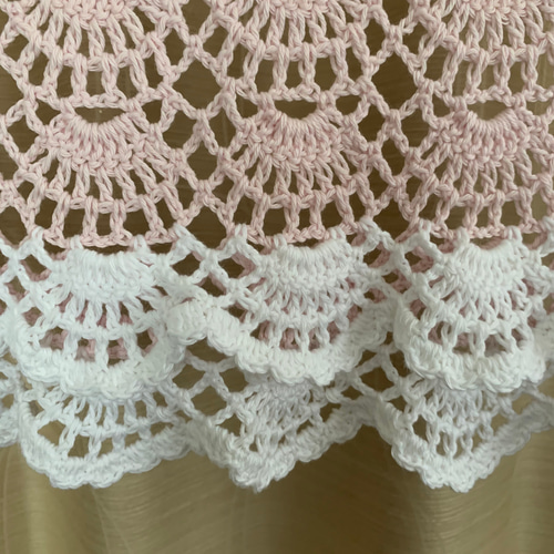 手編みカフェカーテン カーテン breadhideko 通販 11808219｜Creema