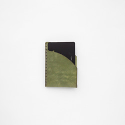 CHOTTO NEKO カードケース パスケース 定期入れ 本革 レザー ブルーグレー [猫所] 3枚目の画像