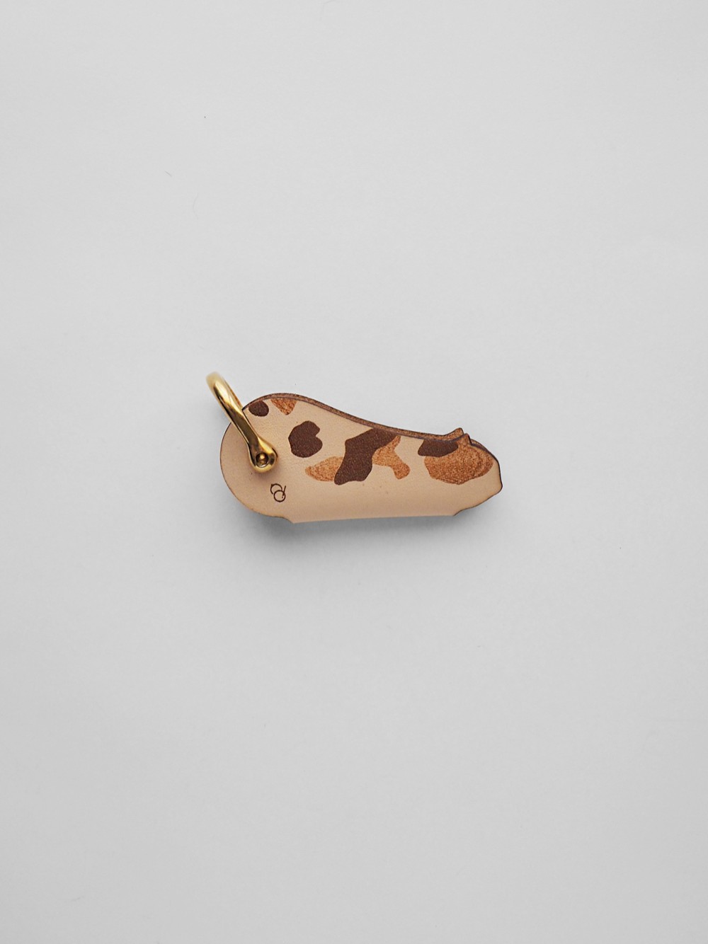 CHOTTO NEKO キーケース 本革 レザー 真鍮 ミケネコ [猫所]