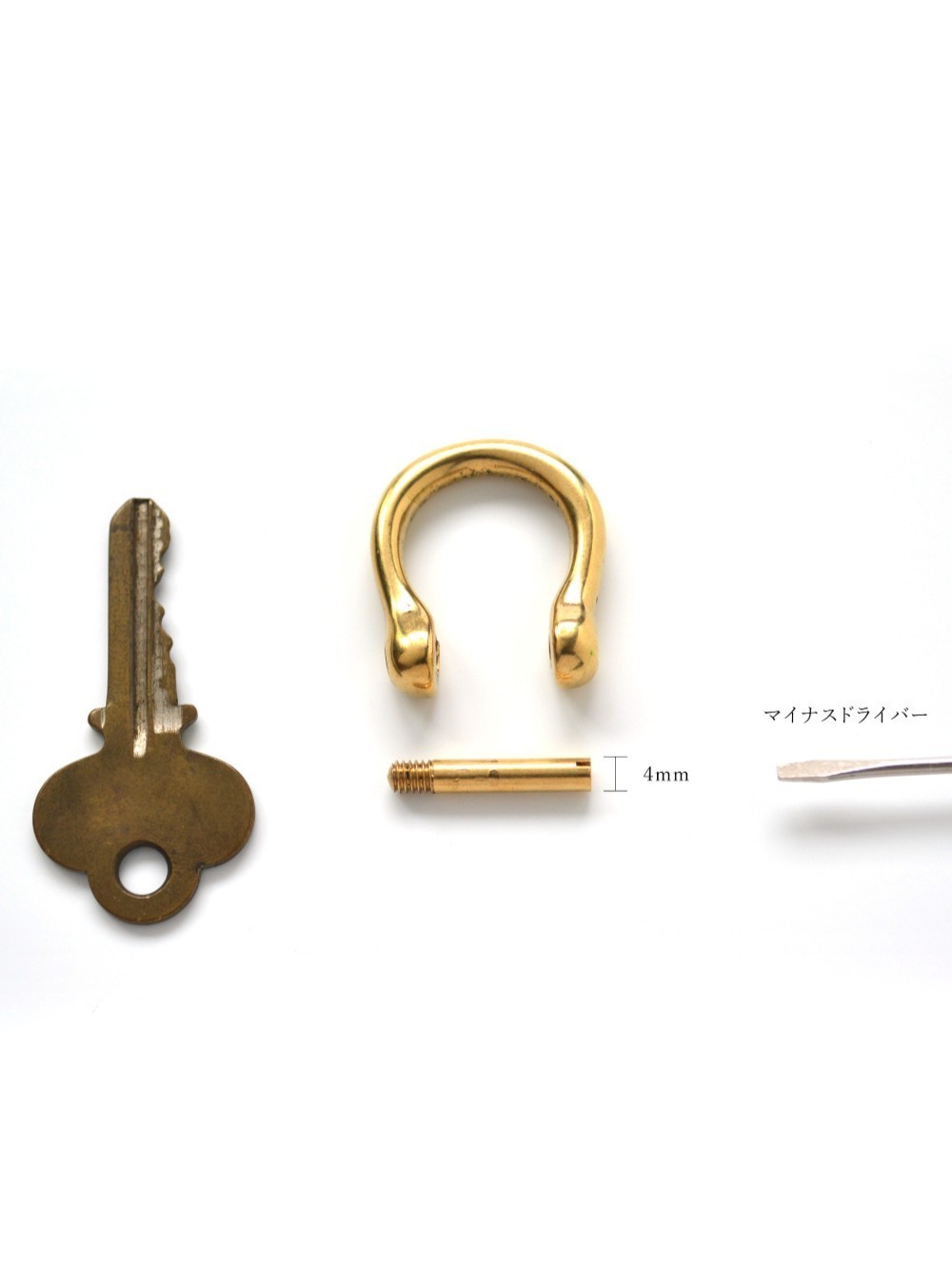 CHOTTO NEKO キーケース 本革 レザー 真鍮 ミケネコ [猫所]