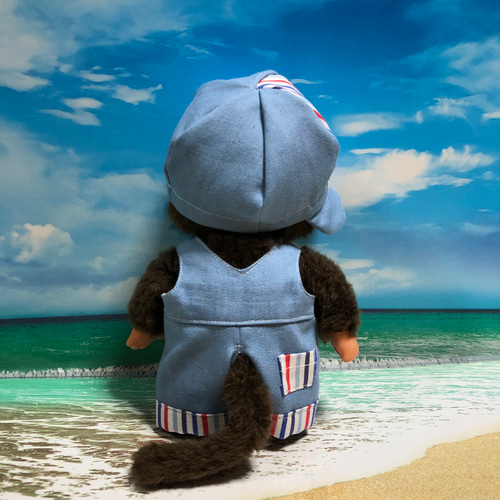 だいすけ人形 まごころ人形 モンチッチ ベレー帽 オーバーオール