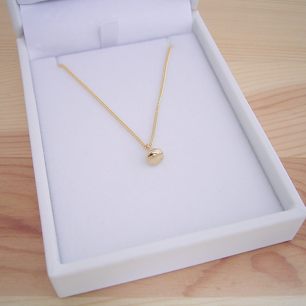 金のうんこネックレス・ペンダント（フルモデル）（シルバー + 金メッキ）