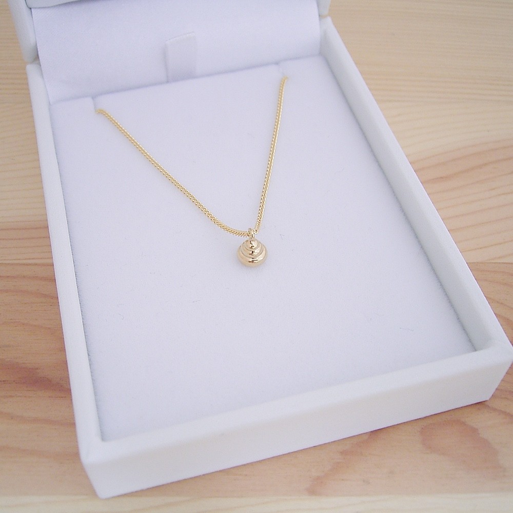 金のうんこネックレス・ペンダント（フルモデル・宝石入り）（シルバー + 金メッキ）