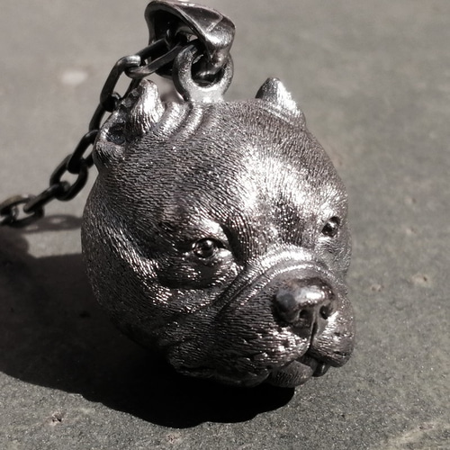 オリジナル手作りいじめ犬ペットピットブルジュエリー 925