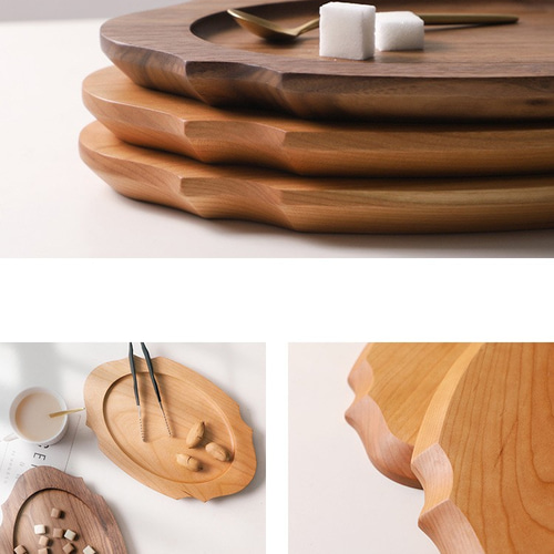 ヴィンテージ手彫り木製トレイ/フランス ヴィンテージ手彫り木製トレイ/フランス