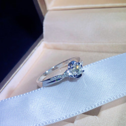 『時間限定』受注制作K18のゴールドリングメンズ・レディース/K白/名入れ可能/結婚指輪/天然 ダイヤモンド リング最高 6枚目の画像