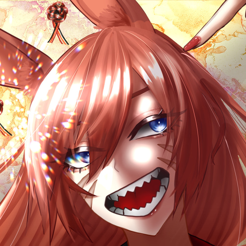 和風/中華】【水引】情熱【イヤリング/ピアス】【イラスト付】 ピアス