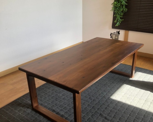 杉のローテーブル 折り畳み式 1000×600×400mm エボニーツヤ有 ロー