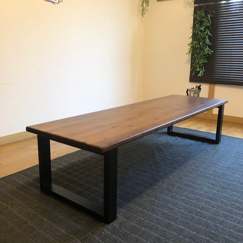 ローテーブル ロ型　アイアン脚 ローテーブル ロ型アイアン脚 ロングバージョン 1200×500×330mm ロー