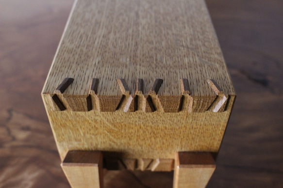 無垢材で造った小抽斗(こひきだし)/楢材 