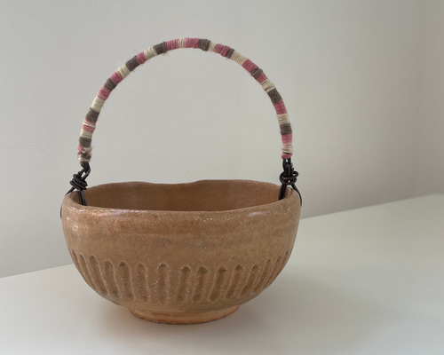 【彫刻部分は作家手作り】野草のアイスペール　 鉢 彫刻部分は作家手作り】野草のアイスペール 鉢 アイスペール(氷入れ