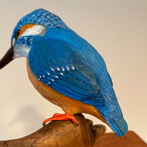 カワセミの置物　デンマーク制 カワセミの置物 デンマーク制