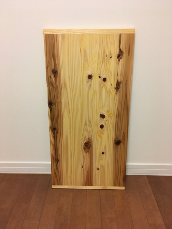 [sale]杉の無垢材を使った折り畳みテーブル（ナチュラル） 4枚目の画像