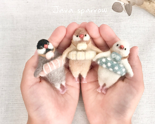 羊毛フェルト 浮き輪でぷかぷか.° 動物さん5点セット ぬいぐるみ 夏 作家 h441-606.jpg