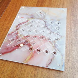 万年カレンダー〈Pink beige〉 3枚目の画像