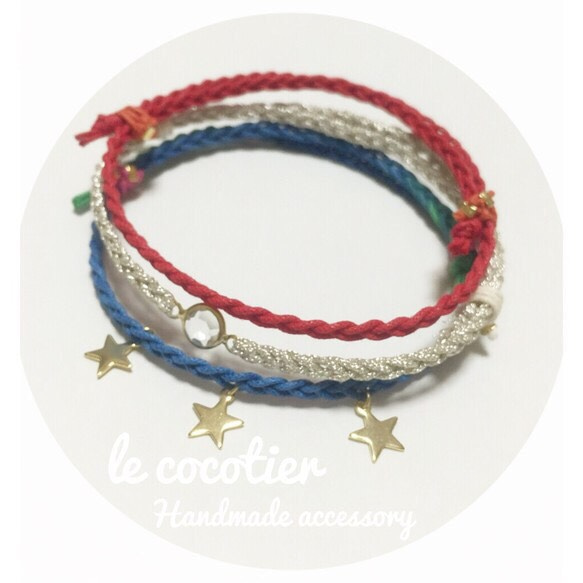 《再販》Anklet☆ Samurai JPN （3本set） 1枚目の画像