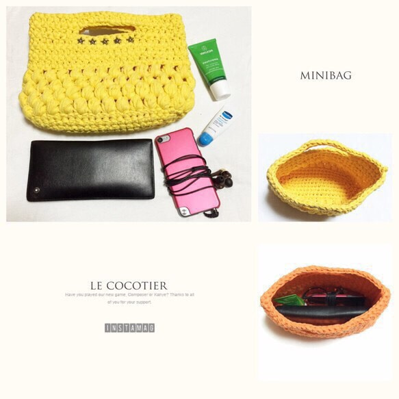 【数量限定！】Spring minibag☆（orange） 3枚目の画像