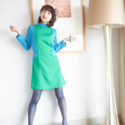 「plein soleil 」retro one-piece dress glenn 1枚目の画像