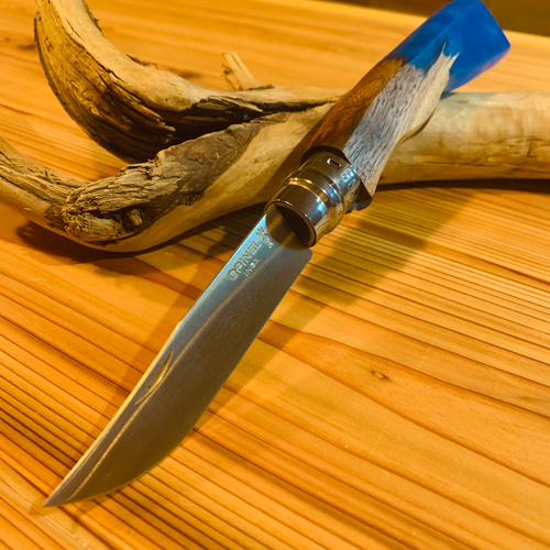 OPINEL#09ウッドレジンカスタムナイフ その他雑貨 K