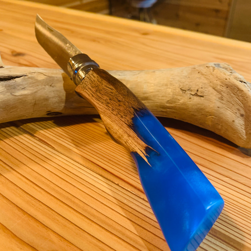 OPINEL#09ウッドレジンカスタムナイフ その他雑貨 K