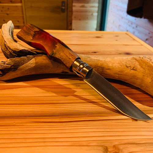OPINEL#09ウッドレジンカスタムナイフ その他雑貨 K'sTecONE 通販
